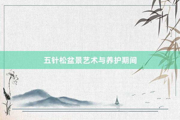 五针松盆景艺术与养护期间